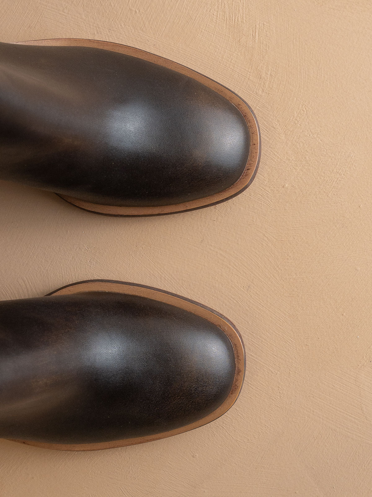 The Olivia | Espresso Chelsea Heel Boots
