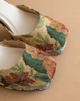 The Oslo | Tapestry Chunky Platform Mary Janes
