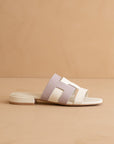 The Parker | Lavender Architectural Flat Sandal