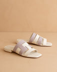 The Parker | Lavender Architectural Flat Sandal