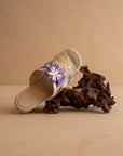 The Raina | Floral Espdarille Slip On Wedge