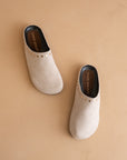 The Robin | Sand Studded Suede Mule