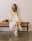 The Reese | Beige Platform Sandal