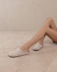 The Robin | Sand Studded Suede Mule