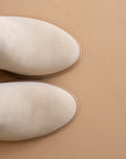 The Shiloh | Light Grey Knee High Block Heel Boot
