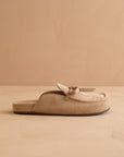 The Stevie | Almond Tie Mule Loafer