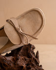 The Stevie | Almond Tie Mule Loafer