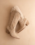 The Tilley | Almond Whipstitch Western Cowboy Boot