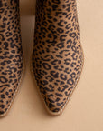 The Vienna | Leopard Sleek ankle hugging bootie