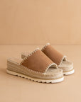 The Vista | Camel Espadrille Platform Sandal