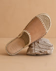 The Vista | Camel Espadrille Platform Sandal