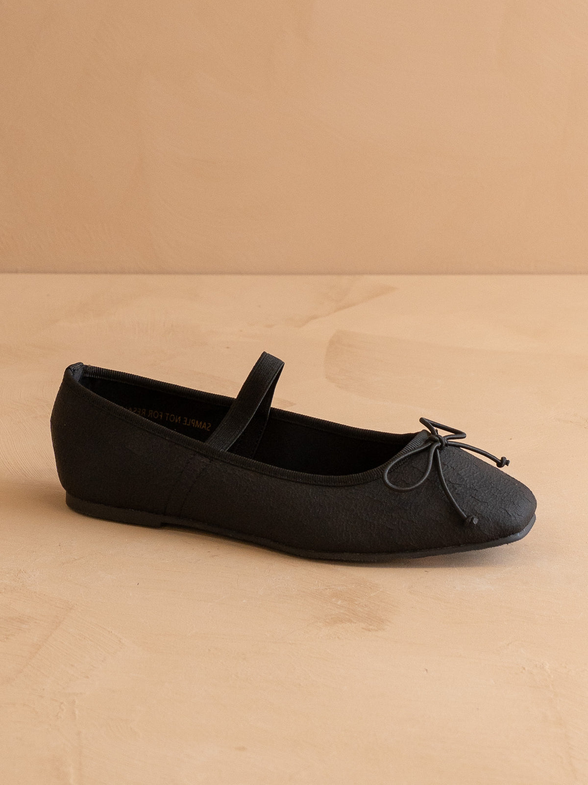 The London | Black Ballet Pointe Flat