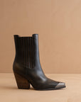 The Arizona | Black Western Chelsea Bootie