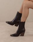 The Arizona | Black Western Chelsea Bootie
