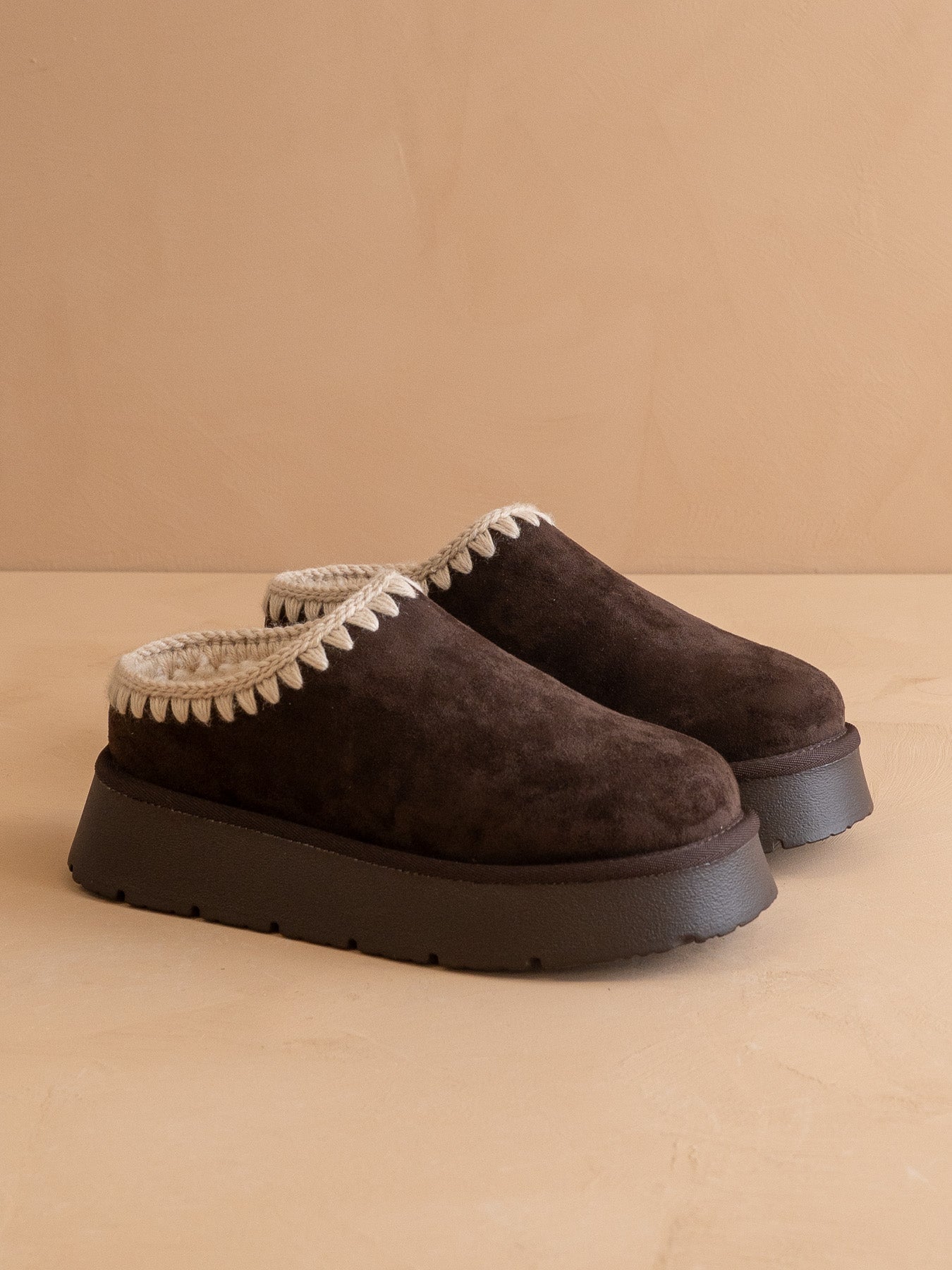The Brandi | Coffee Platform Cozy Mule Slipper