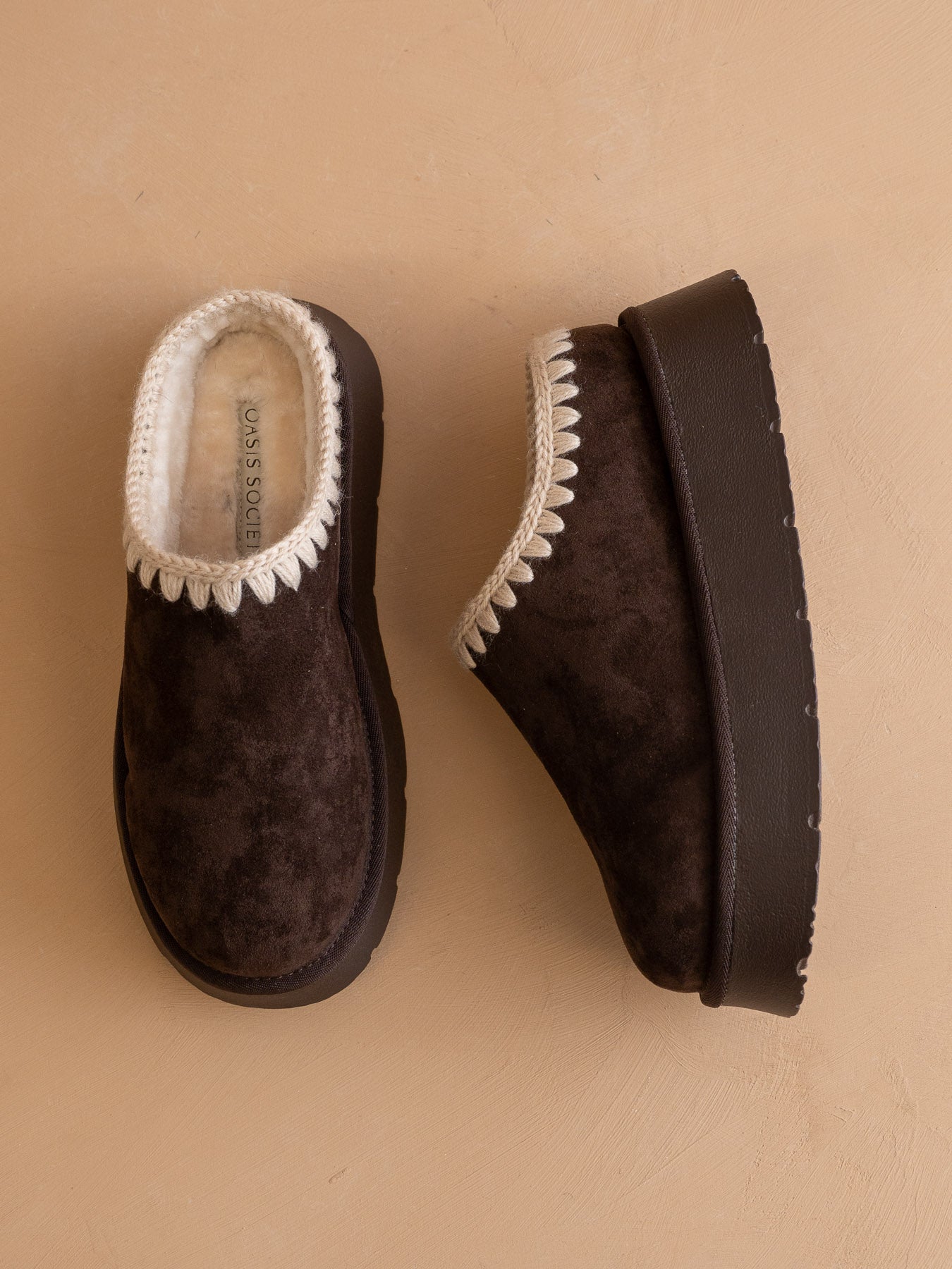 The Brandi | Coffee Platform Cozy Mule Slipper