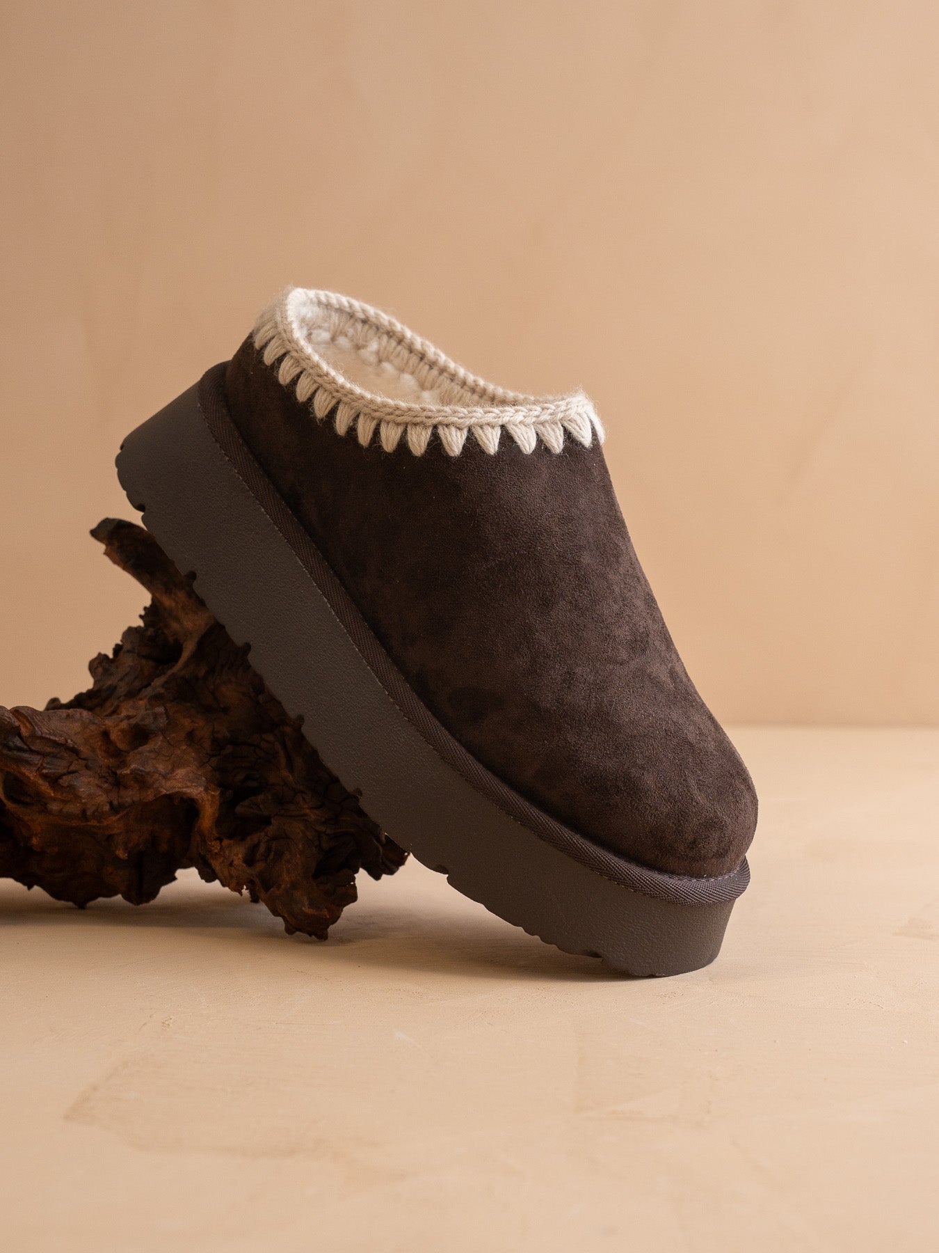 The Brandi | Coffee Platform Cozy Mule Slipper