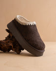 The Brandi | Coffee Platform Cozy Mule Slipper