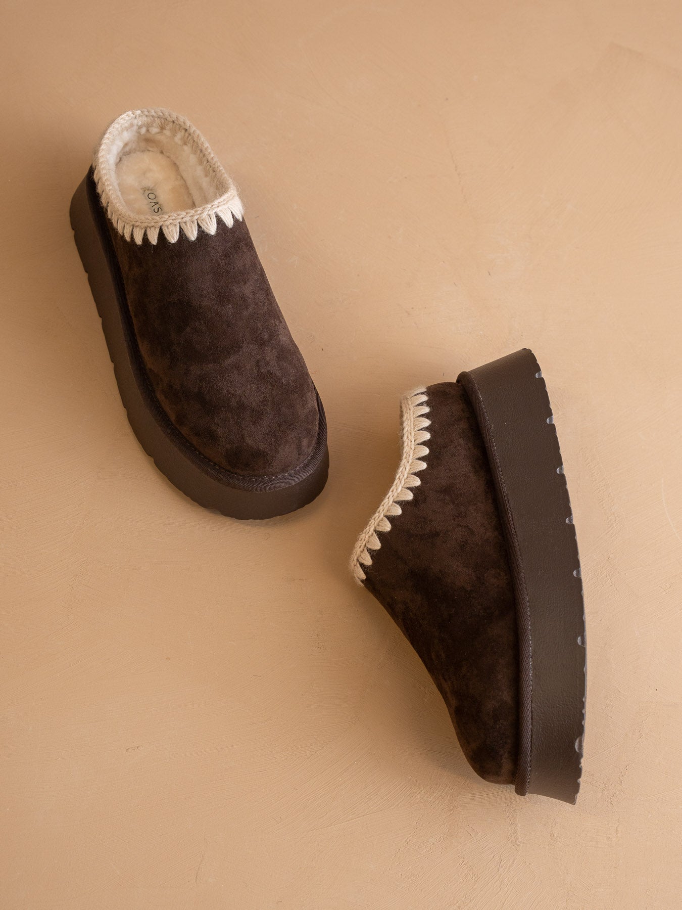 The Brandi | Coffee Platform Cozy Mule Slipper