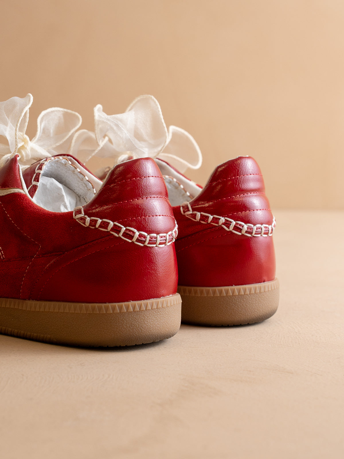 The Dalia | Cherry Lace Up Sneaker – Oasis Society x Free Soul Co.