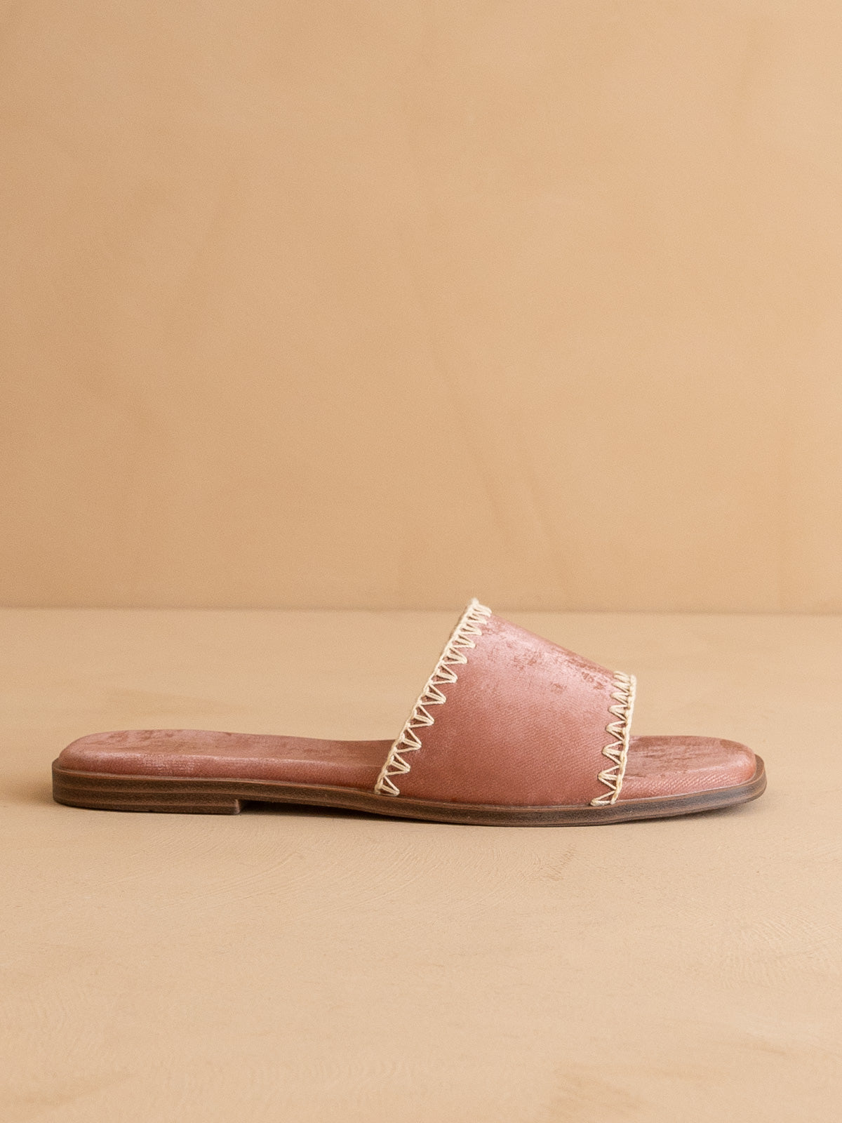 The Emmie | Rose Border Stitch Sandals
