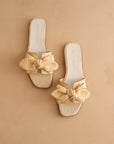 The Ginny | Natural Textured Bow Slide