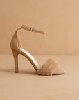 The Hadley | Almond Feather Heels