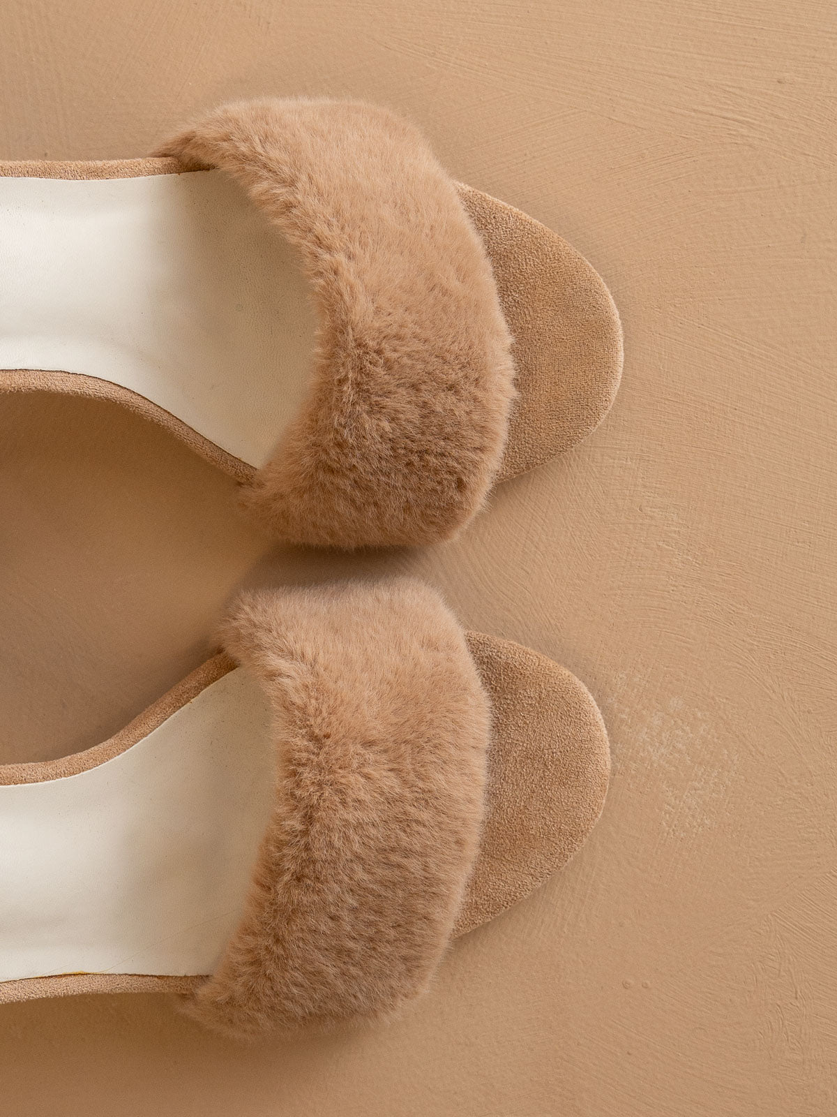 The Hadley | Almond Feather Heels