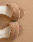 The Hadley | Almond Feather Heels