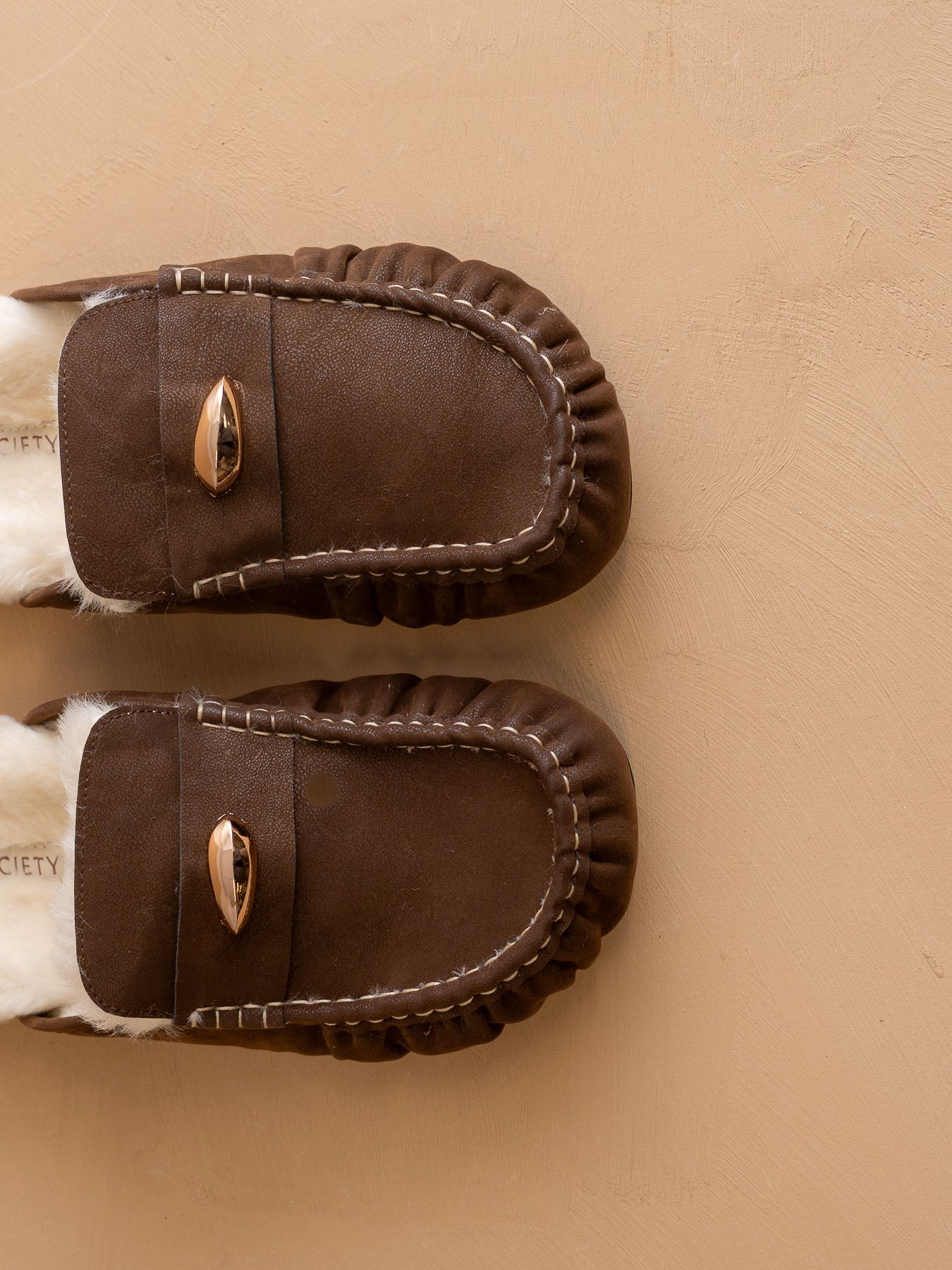 The Hayden | Coffee Fur Lined Mule Loafer