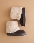 The Johanna | Coffee Fur Platform Boot
