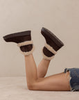 The Jobie | Coffee Fur Platform Mini Boot