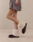 The Johanna | Coffee Fur Platform Boot