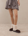 The Johanna | Coffee Fur Platform Boot