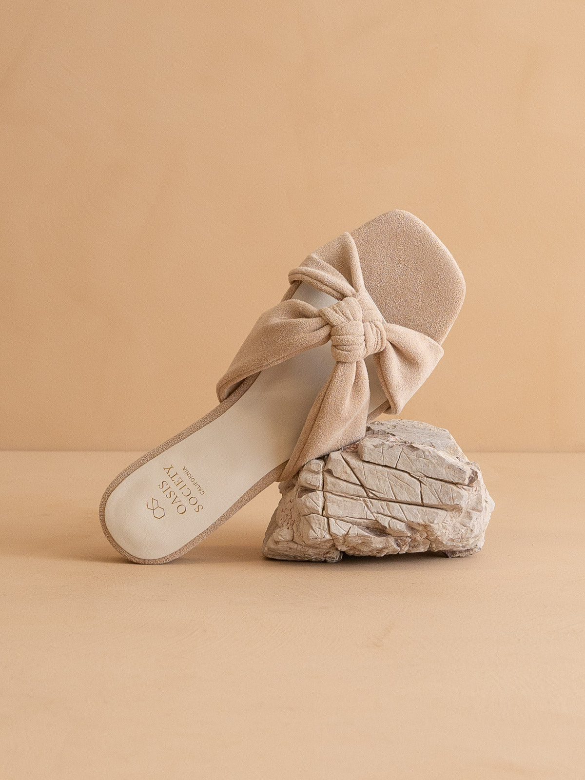 The Kori | Cream Knotted Sandal