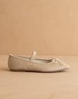 The London | Beige Ballet Pointe Flat