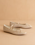 The London | Beige Ballet Pointe Flat