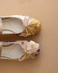 The London | Floral Ballet Pointe Flat