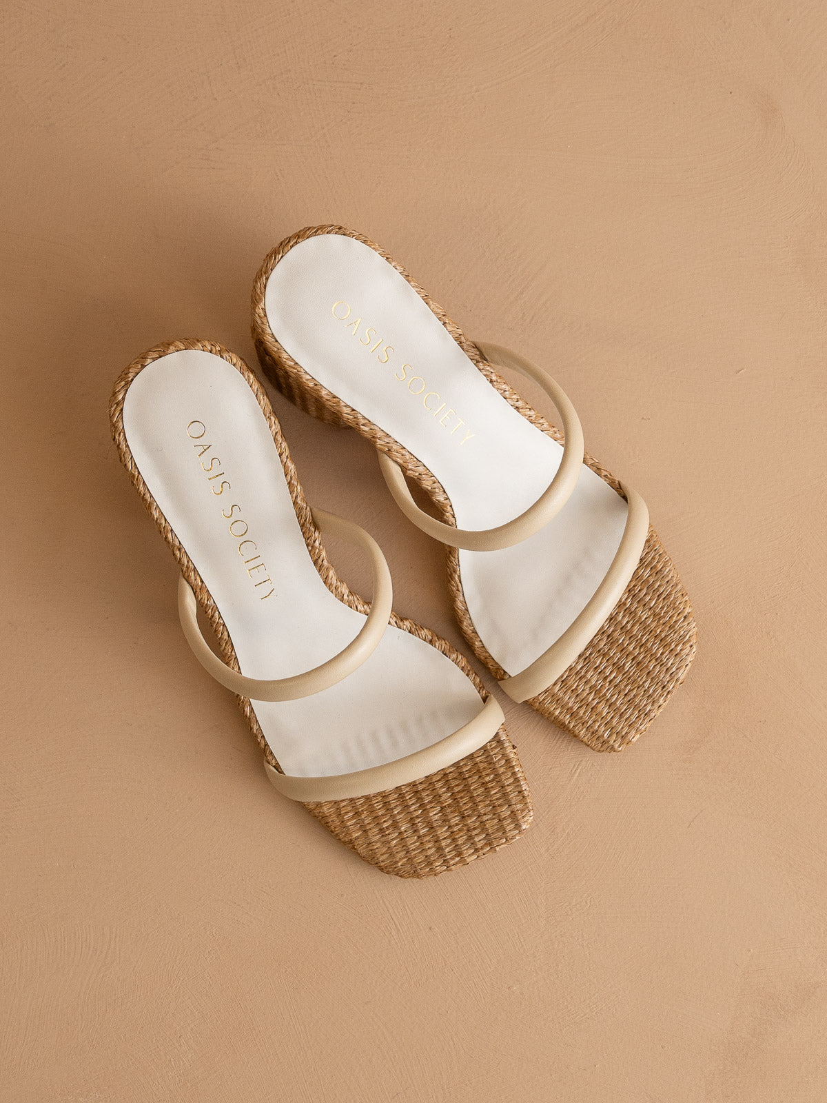 The Margaret | Butter Rattan Heel