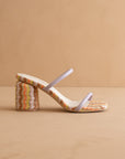 The Margaret | Sorbet Rattan Heel