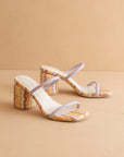 The Margaret | Sorbet Rattan Heel