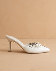 The Meridian | White Kitten Heel