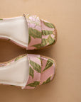 The Oceana | Rose Garden Gingham Wrap Wedge
