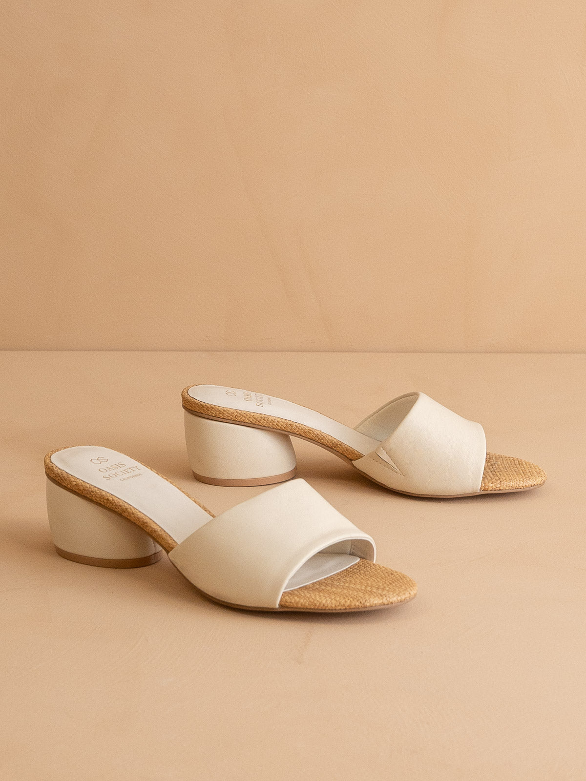 The Paloma | Beige Low Heeled Sandal
