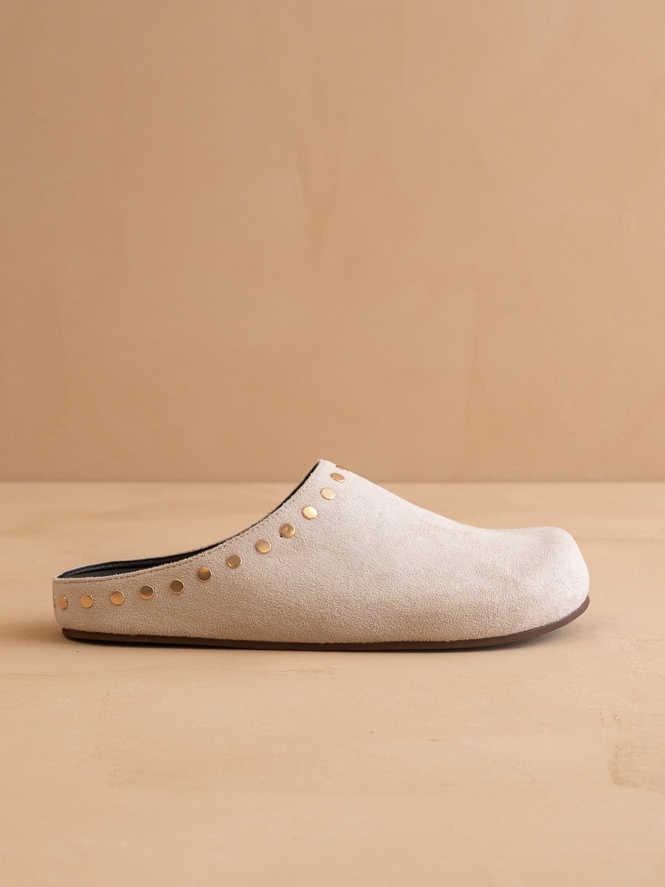 The Robin | Sand Studded Suede Mule