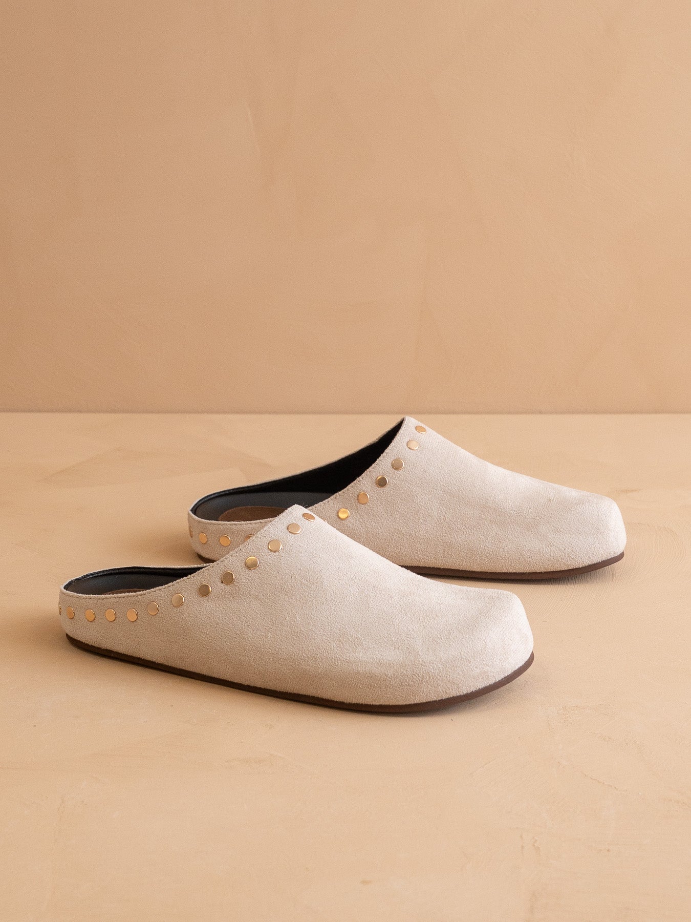 The Robin | Sand Studded Suede Mule