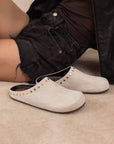 The Robin | Sand Studded Suede Mule
