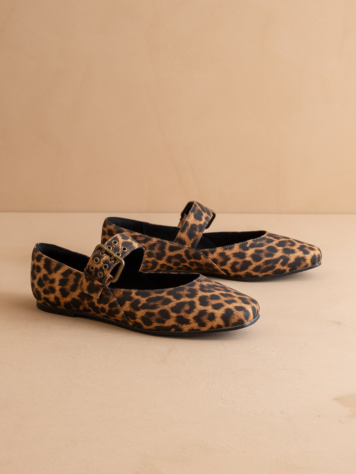 The Soho | Leopard Ballet Flat with Buckle – Oasis Society x Free Soul Co.