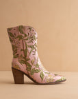 The Sorrel | Rose Garden Tapestry Western Bootie