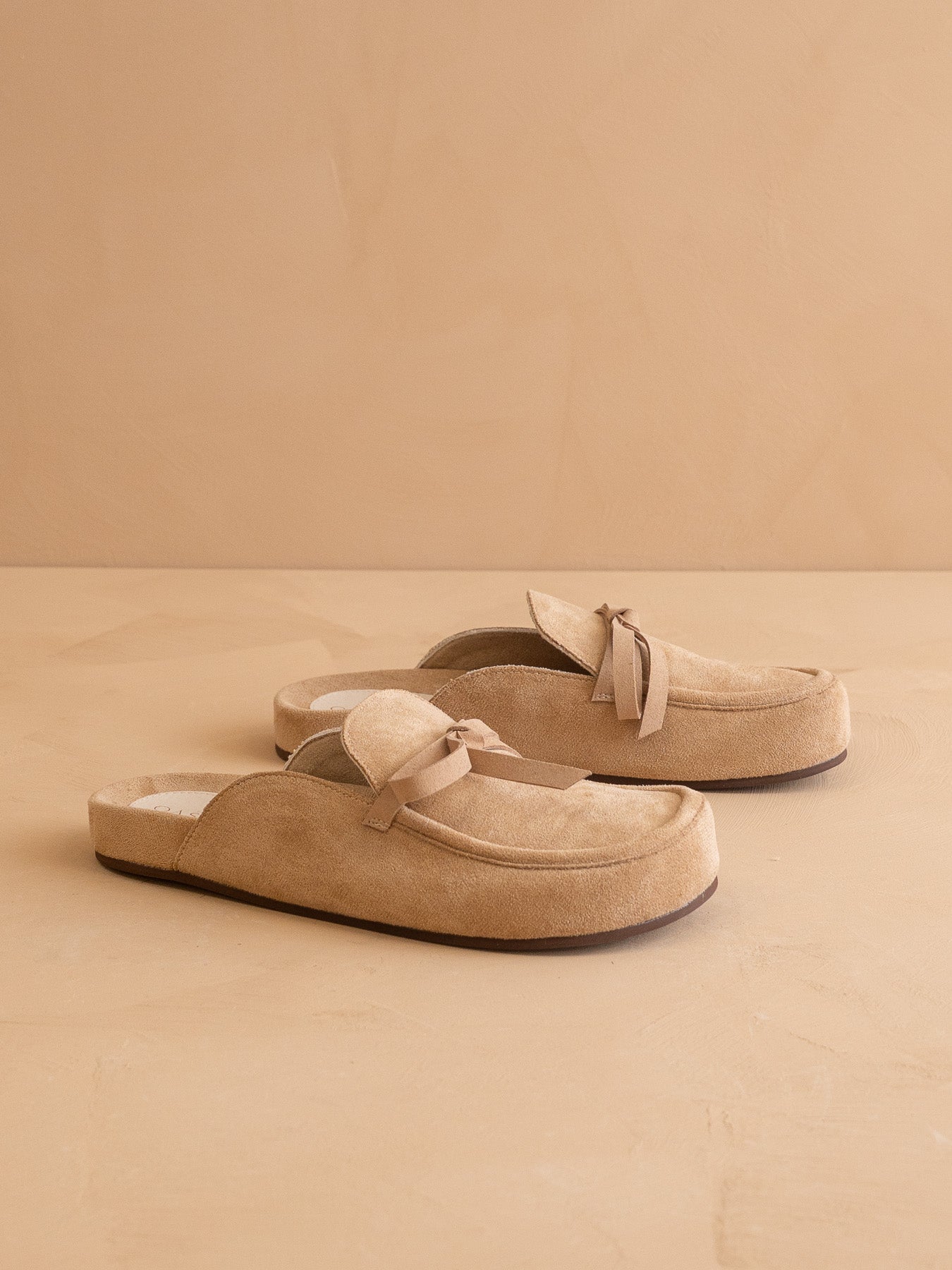 The Stevie | Almond Tie Mule Loafer